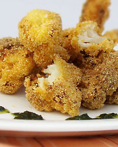 Crumb Fried Cauliflower